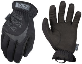 Mechanix Wear Size 9 Black Covert FastFit® Leather And TrekDry® Full Finger Mechanics Gloves With Elastic Cuff