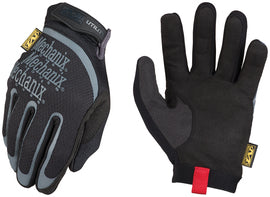 Mechanix Wear Black And Gray Utility TrekDry® And Synthetic Leather Full Finger Mechanics Gloves With Hook and Loop Cuff