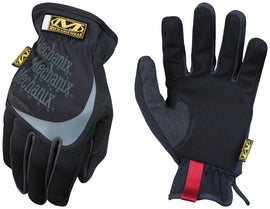 Mechanix Wear Size 8 Black And Gray FastFit® Leather And TrekDry® Full Finger Mechanics Gloves With Elastic Cuff
