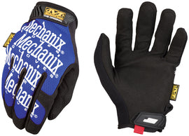 Mechanix Wear Size 8 Black And Blue The Original® Leather And TrekDry® Full Finger Mechanics Gloves With Hook and Loop Cuff