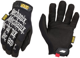 Mechanix Wear® Black The Original® Synthetic Leather And TrekDry® Full Finger Mechanics Gloves With Hook And Loop Cuff