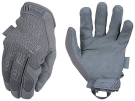 Mechanix Wear® Medium Gray The Original® Synthetic Leather And TrekDry® Full Finger Mechanics Gloves With Hook And Loop Cuff