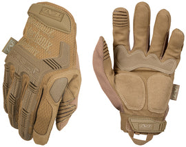 Mechanix Wear Size 9 Tan M-Pact® Leather And TrekDry® Full Finger Anti-Vibration Gloves With Hook and Loop Cuff