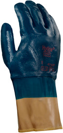 Ansell Size 10 Hylite® Medium Weight Nitrile Work Gloves With Cotton Liner And Safety Cuff