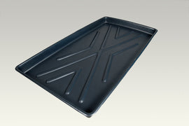 UltraTech 44" X 23 1/2" X 2 4/5" Ultra-Rack Containment Tray Black Polyethylene