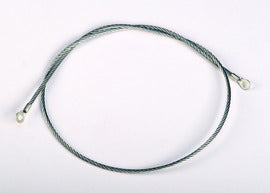 Justrite® 3' Silver Air Craft Cable Anti-Static Wire