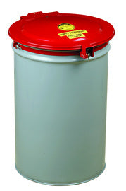 Justrite® 18 3/8" Dia" Red Steel Drum Cover