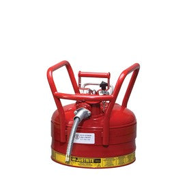Justrite® 2 1/2 Gallon Red AccuFlow™ Galvanized Steel Safety Can