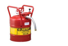 Justrite® 5 Gallon Red AccuFlow™ Galvanized Steel Safety Can