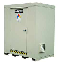Justrite® 116 Gallon White Heavy Gauge Steel Safety Locker