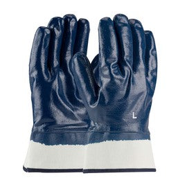 Protective Industrial Products ArmorTuff® Standard Nitrile Full Coated Work Gloves With Cotton Liner And Safety Cuff