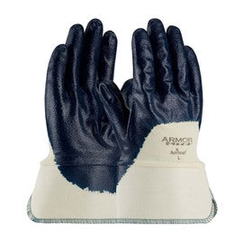 Protective Industrial Products ArmorLite® XT Nitrile Palm, Fingers And Knuckles Coated Work Gloves With Cotton Liner And Safety Cuff