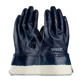 Protective Industrial Products Large ArmorLite® XT Nitrile Full Hand Coated Work Gloves With Cotton Liner And Safety Cuff