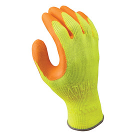 SHOWA™ Size 8 ATLAS® 10 Gauge Natural Rubber Palm Coated Work Gloves With Cotton And Polyester Liner And Knit Wrist Cuff