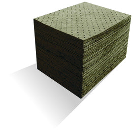MeltBlown Technologies 15" X 18" Gray Polypropylene Sorbent Pad