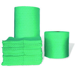 MeltBlown Technologies 15" X 18" Green Fine Fibers Hazmat Pads