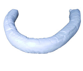 MeltBlown Technologies 3" X 12' MBT White Polypropylene Absorbent Sock