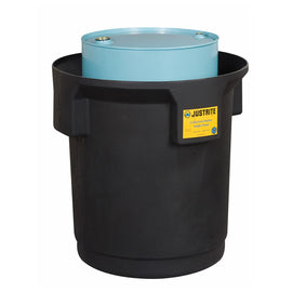 Justrite® 33" X 31 3/4" EcoPolyBlend™ Black Polyethylene Collection Center