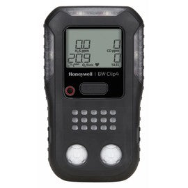 BW Technologies by Honeywell BW™ Clip4 Portable Hydrogen Sulfide, Combustible Gas, Oxygen And Carbon Monoxide Gas Monitor-eSafety Supplies, Inc