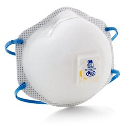 3M™ P95 Disposable Particulate Respirator With Cool Flow™ Exhalation Valve With Exhalation Valve (80 Per Case)