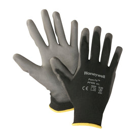 Honeywell Pure Fit™ PF550 13 Gauge Polyurethane Palm And Fingertips Coated Nylon Liner And Knit Wrist Cuff