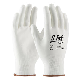 Protective Industrial Products G-Tek® GP™ 13 Gauge Polyurethane Palm And Finger Coated Work Gloves With Nylon Liner And Continuous Knit Wrist Cuff