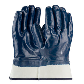 Protective Industrial Products Large ArmorTuff® Standard Nitrile Full Coated Work Gloves With Cotton Liner And Safety Cuff