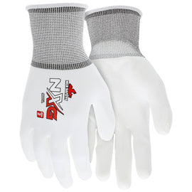 Memphis Glove MCR Safety® Economy 13 Gauge Polyurethane Palm And Fingertips Coated Work Gloves With Nylon Liner And Knit Wrist