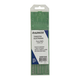 RADNOR™ Pure Tungsten Electrode Ground (10 Per Package)