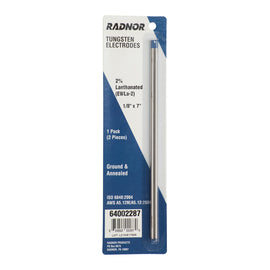 RADNOR™ 2% Lanthanated Tungsten Electrode Ground (2,10 Per Package)