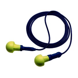 3M™ E-A-R™ Push-to-Fit Polyurethane Corded Earplugs
