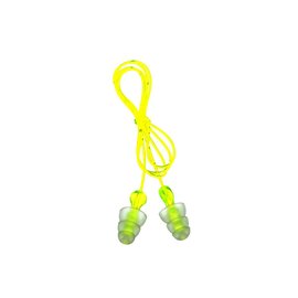 3M™ Multi-Flange ABS/Elastomeric Polymer Corded Earplugs