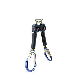 3M™ DBI-SALA® Nano-Lok™ Twin-Leg Quick Connect Self-Retracting Lifeline - Web 3101473, Blue, 6 ft. (1.8 m)