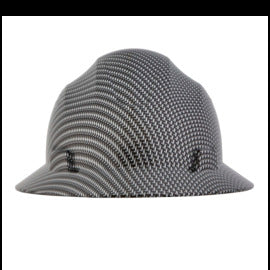 SureWerx™ Gray Jackson Safety® Blockhead® Fiberglass Full Brim Non-Vented Hard Hat With Ratchet/4 Point Ratchet Suspension