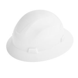 SureWerx™ Jackson Safety® Advantage HDPE Full Brim Non-Vented Hard Hat With Ratchet/4 Point Easy Dial Ratchet Suspension