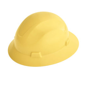 SureWerx™ Jackson Safety® Advantage HDPE Full Brim Non-Vented Hard Hat With Ratchet/4 Point Easy Dial Ratchet Suspension