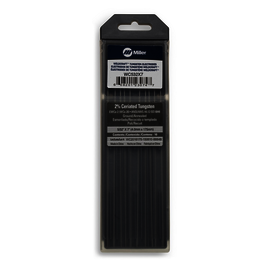 Miller® 5/32" X 7" 2% Ceriated Tungsten Electrode Ground (10 Per Package)