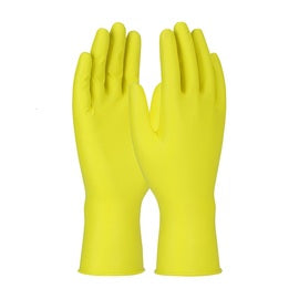 Protective Industrial Products Small Yellow Grippaz™ Jan San 6 mil Nitrile Extended Use Gloves