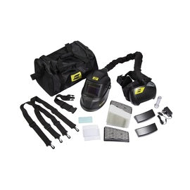 ESAB Savage A40 Black Welding Helmet With 3.93" X 1.96" Variable Shades 5 - 13 Auto Darkening Lens