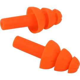 RADNOR™ Flange Thermoplastic Elastomer Multiple-Use Uncorded Earplugs (200 per Box)