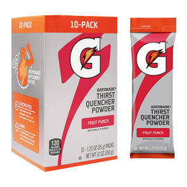 Gatorade® 1.23 Ounce Flavor Electrolyte Drink Powder Concentrate Package
