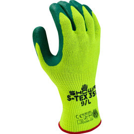SHOWA® Small S-TEX® 350 10 Gauge Hagane Coil®, Polyester And Stainless Steel Cut Resistant Gloves With Nitrile Coated Palm
