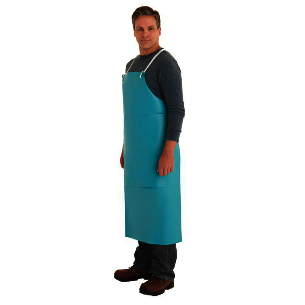 Ansell 33" X 44" Green AlphaTec® 18 mil Vinyl/PVC Apron