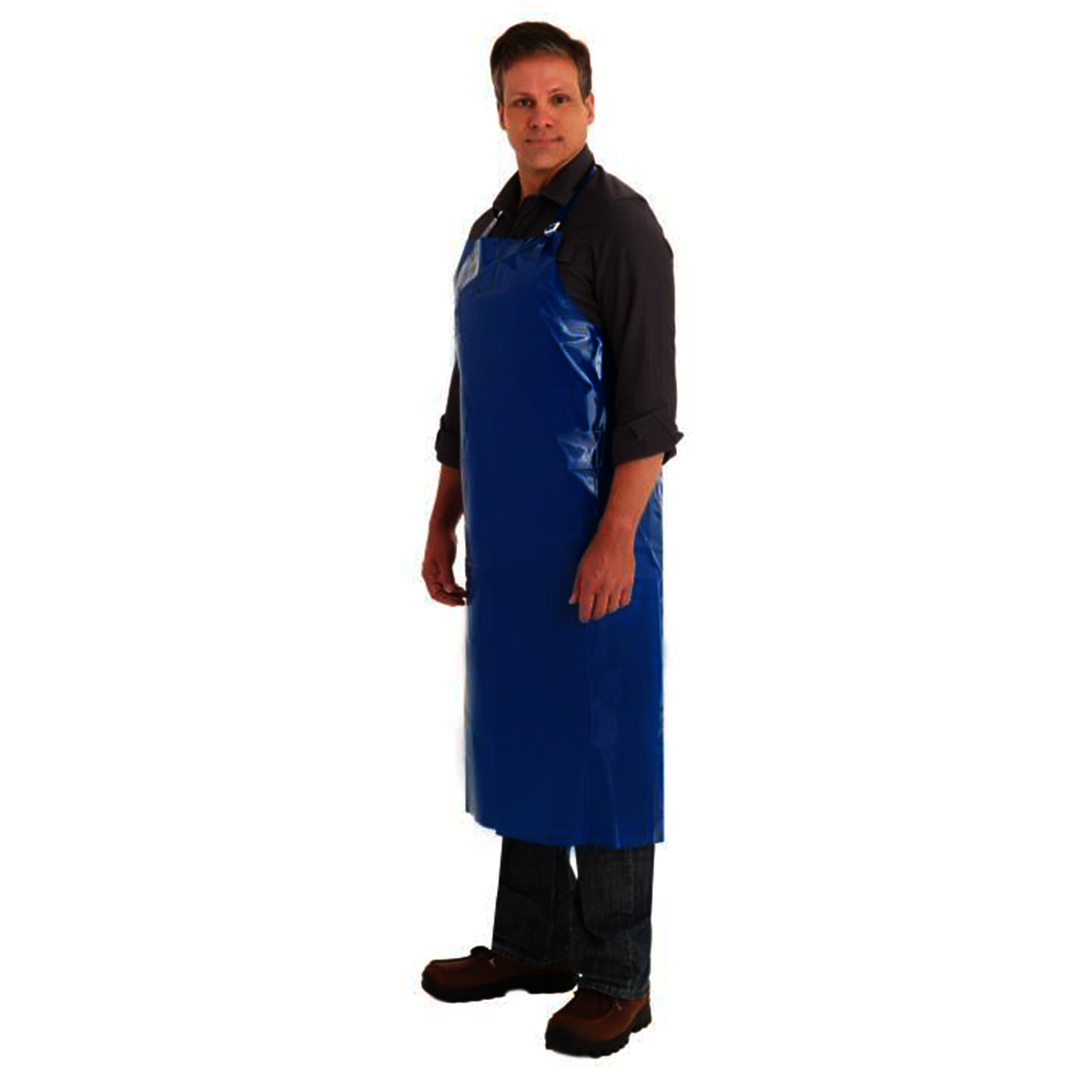Ansell 34" X 45" Blue AlphaTec® 8-9 mil Polyurethane Apron