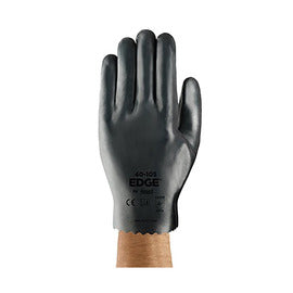 Ansell Edge® Nitrile Coated Work Gloves With Cotton Liner And Gauntlet Cuff