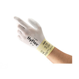 Ansell HyFlex® 11-600 15 Gauge Polyurethane Palm Coated Work Gloves With Nylon Liner And Knit Wrist