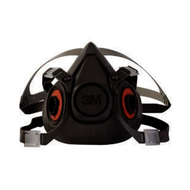 3M™ Large 6000 Series Half Face Air Purifying Respirator