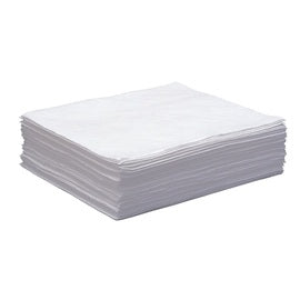 3M™ 17" X 19" White Polypropylene/Polyester Sorbent Pad