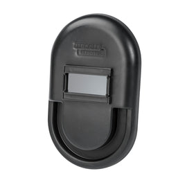 Lincoln Electric Black Molded Fixed Front Hand Shield With 2" X 4.25" Shade 9 Lens
