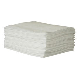 Brady® 30" X 30" ENV® White Meltblown Polypropylene Sorbent Pad
